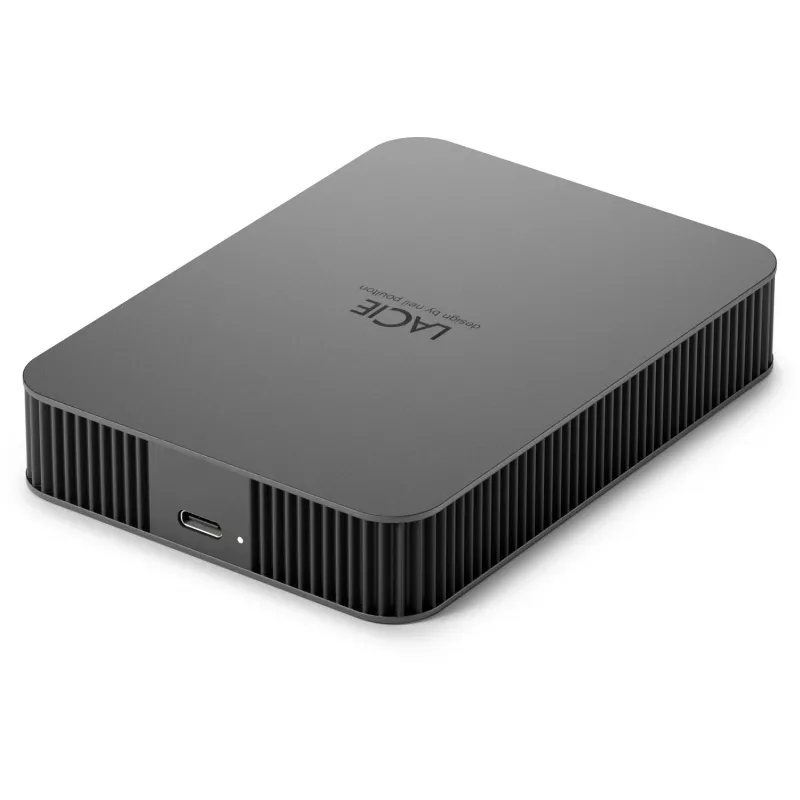 LaCie Mobile Drive Secure 5TB kaasaskantav väline kõvaketas 2,5 tolli Mac & PC Space Grey andmete taastamise teenusega (STLR5000400)