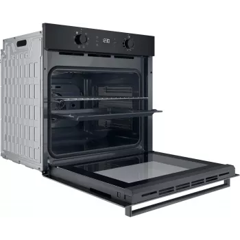 INDESIT Ahi | IO K55C B | 71 L | Elektriline | Katalüütiline | Elektrooniline | Kõrgus 59.5 cm | Laius 59.5 cm | Must