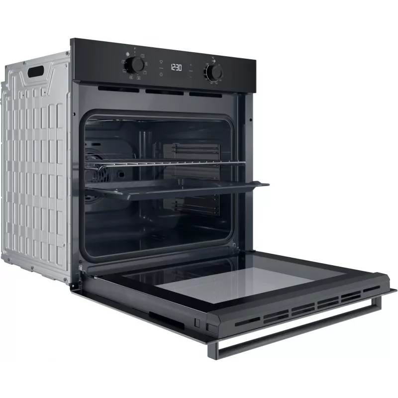 INDESIT Ahi | IO K55C B | 71 L | Elektriline | Katalüütiline | Elektrooniline | Kõrgus 59.5 cm | Laius 59.5 cm | Must