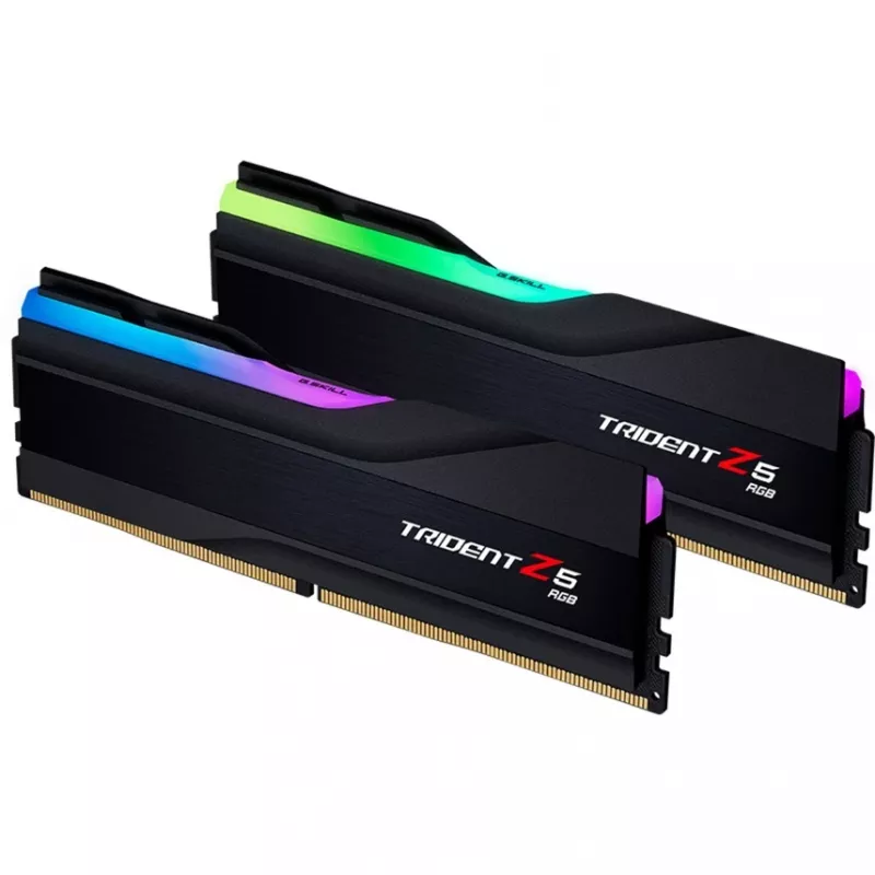 G.Skill Trident Z5 RGB - DDR5 - Komplekt - 32 GB: 2 x 16 GB - DIMM 288-pin - 6000 MHz / PC5-48000 - Puhverdamata