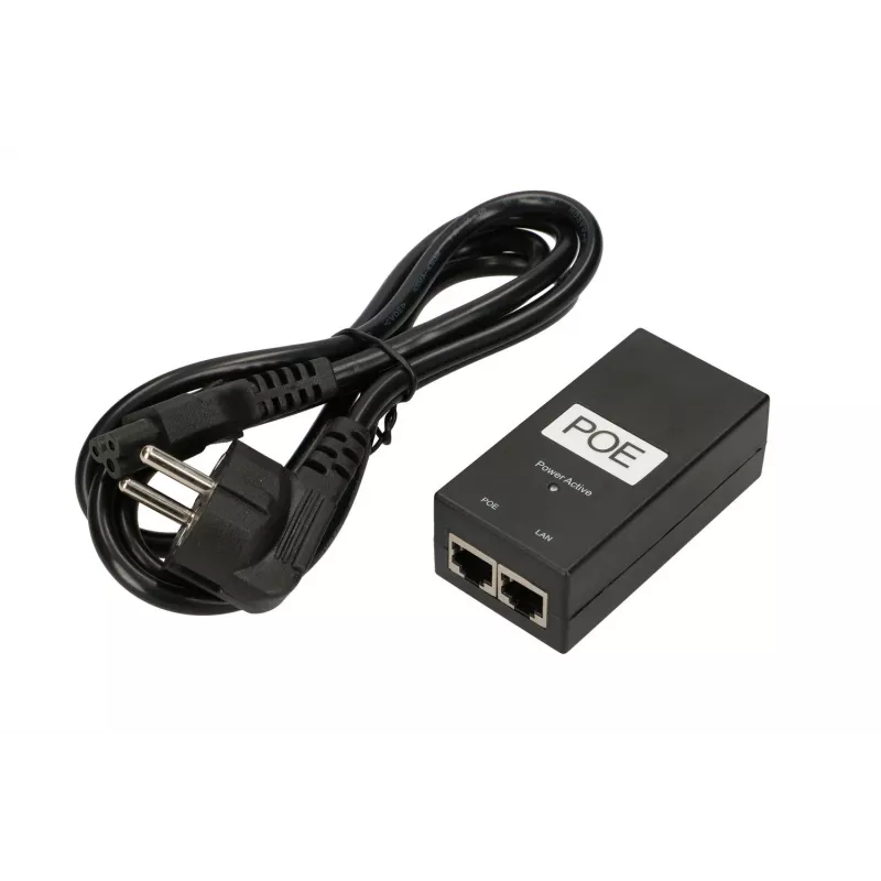 Extralink PoE toiteplokk POE-24-12W 24V 0,5A 12W vahelduvvoolu kaabel kaasas