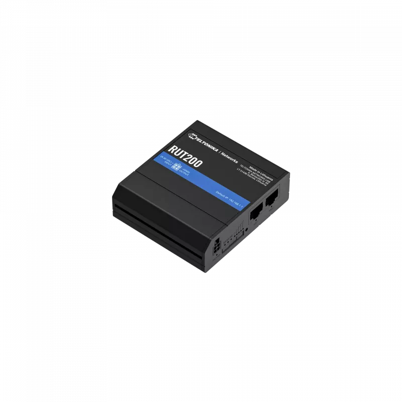 Teltonika LTE Cat 4 ruuter | RUT200 | 802.11n | 10/100 Mbit/s | Ethernet LAN (RJ-45) pordid 2 | Mesh tugi puudub | MU-MIMO puudub | Mobiilne lairibaühendus puudub