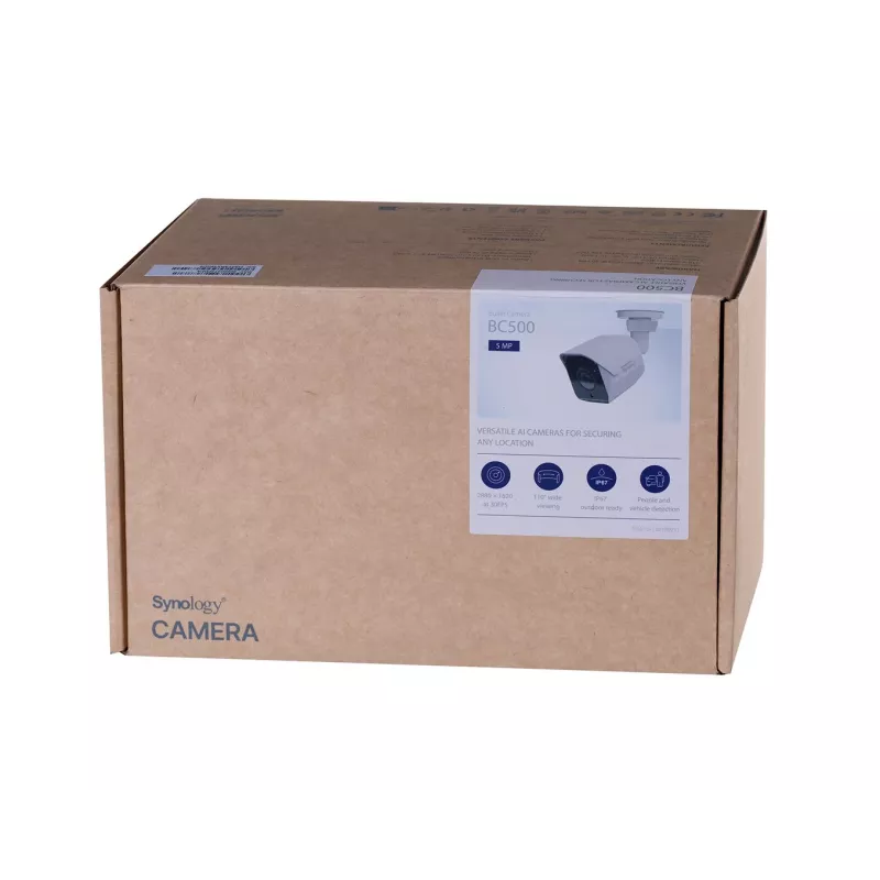 Synology BC500 turvakaamera Bullet IP turvakaamera Sise- ja välikasutuseks 2880 x 1620 pikslit Seinale