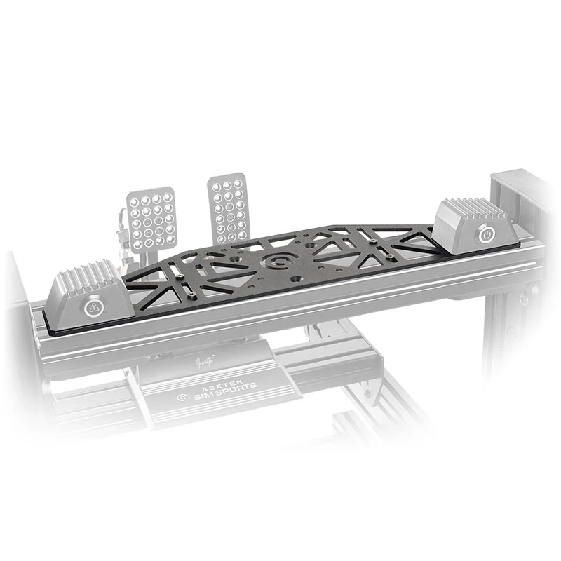 Kinnitusklamber Asetek SimSports 460×120×5 mm, teras, must