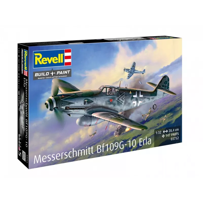 plastik model aircraft REVELL Messerschmitt Bf109G-10 Erla 1:32 scale