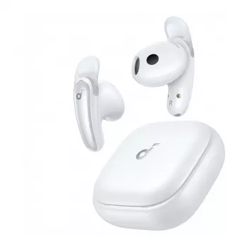 ANKER Soundcore Liberty Buds valged Bluetooth poolkõrvaklapid ANC läbipaistvusrežiim ruumiline heli kandmistuvastus