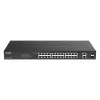 D-Link DGS-1100-26MPV2/E võrgukommutaator hallatav L2 Gigabit Ethernet (10/100/1000) Power over Ethernet (PoE) must