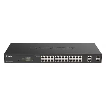 D-Link DGS-1100-26MPV2/E võrgukommutaator hallatav L2 Gigabit Ethernet (10/100/1000) Power over Ethernet (PoE) must