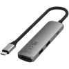 Satechi ST-P4SM liidese jaotur USB Type-C 10000 Mbit/s Hall