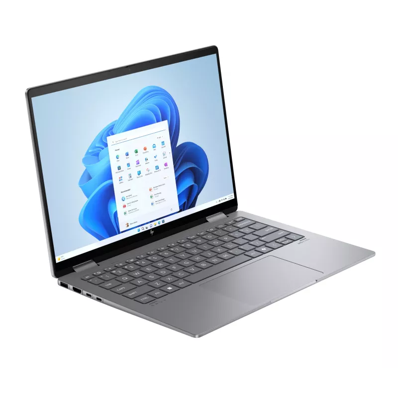 HP Envy x360 2-in-1 sülearvuti 14-fa0006ny - Ryzen 7-8840HS, 16GB, 512GB SSD, 14.0 WUXGA 300-nit puuteekraan, IR veebikaamera, Meteor Silver, Win 11 Home