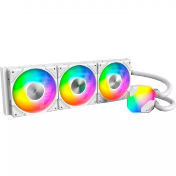 360mm radiaator Montech HyperFlow ARGB 360 Valge — 360mm vedelikjahutusradiaator arvutile