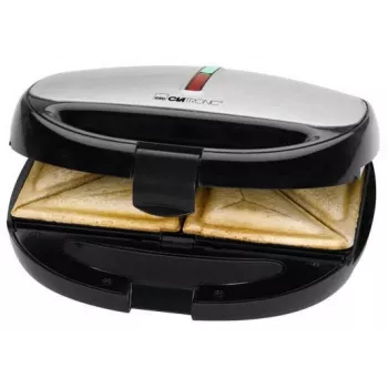 Clatronic ST/WA 3670 võileivagrill 800 W Must, roostevaba teras