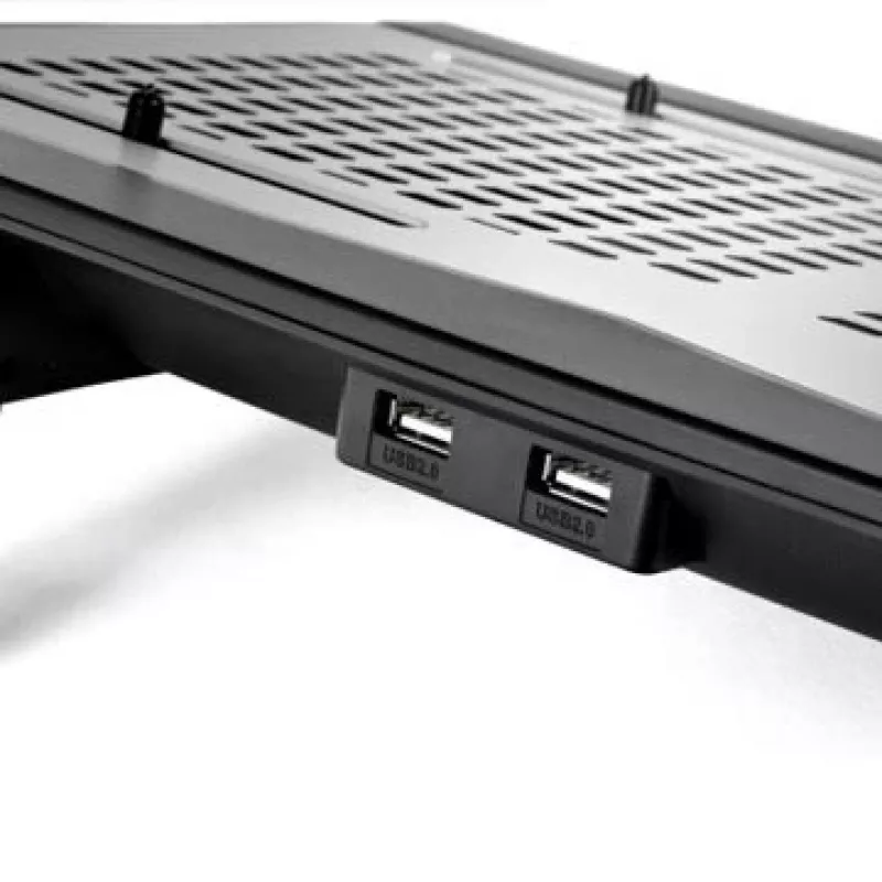 Sülearvuti jahutusalus THERMALTAKE CL-N002-PL12BL-A 12 cm ventilaatoriga, alumiinium ja plastik, 390×277,5×49,3 mm, 1000–1300 RPM