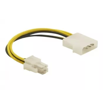 DeLOCK kaabel P4 isane Molex 4pin isane Mitmevärviline 0,13 m