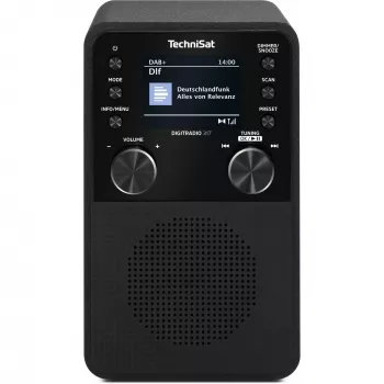 Digitaalraadio TECHNISAT DigitRadio 317 — must, FM- ja DAB+-vastuvõtt