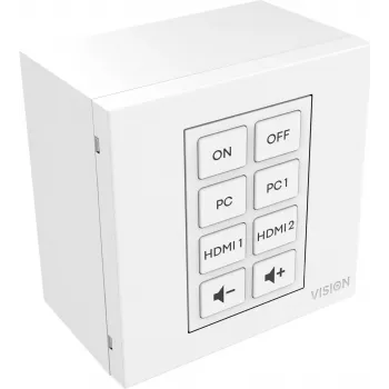 Juhtmoodul VISION TC3-CTL/2 — 8-nupuline IR-õppe paneel RS-232 toega