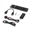 Mini DVB-T2 H.265 HEVC tuuner KRUGER & MATZ KM9998, 470–862 MHz, 1 tuuner, HDMI, USB, 720p