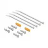 DeLOCK 67054 Keystone pinnale paigaldatav karp, 6 pordiga, valge