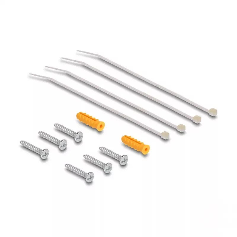 DeLOCK 67054 Keystone pinnale paigaldatav karp, 6 pordiga, valge