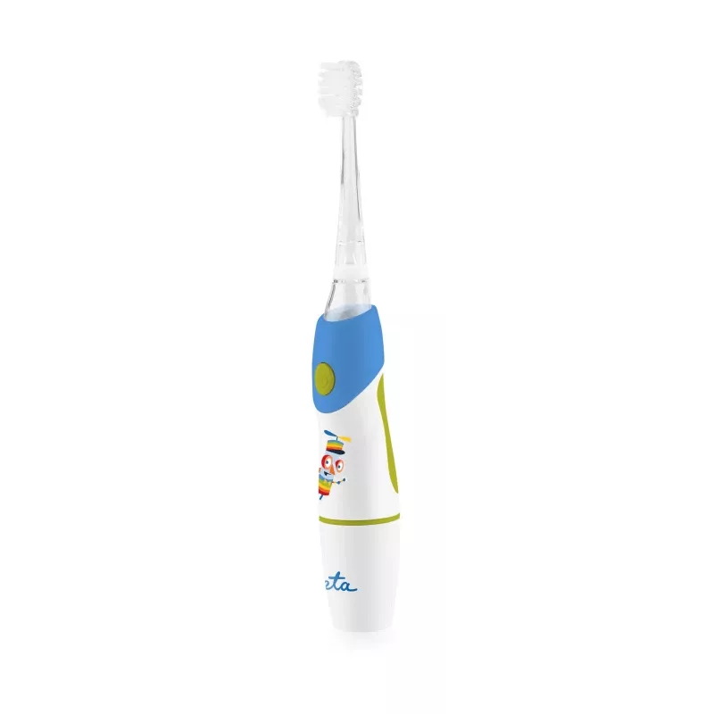 Laste sonic hambahari ETA Sonetic, akutoitel, sinine, 175 mm, 1 käepide + 1 harjapea