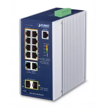 Hallatav kommutaator PLANET IGS-4215-8UP2T2S L2/L4 Gigabit Ethernet PoE 10 porti