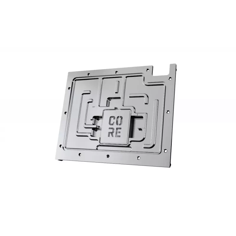 Alphacool 10265 tagaplaat akrüül alumiinium kroom vask nailon must 161 mm