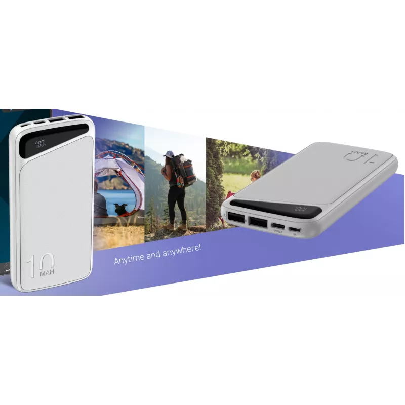 Kaasaskantav akupank Navitel PWR10 MX Valge 10000 mAh