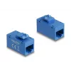 Keystone-moodul DELOCK 90642 — lame RJ-45 sisu, sinine, 16,2×30×20,5 mm