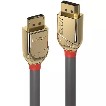 Lindy 5m DisplayPort 1.2 kaabel, Gold Line, 5 m, DisplayPort, DisplayPort, isane, isane, 4096 x 2160 pikslit