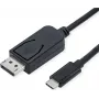 Videokaabli adapter ROLINE 11.04.5837 3m DisplayPort USB USB-C Must
