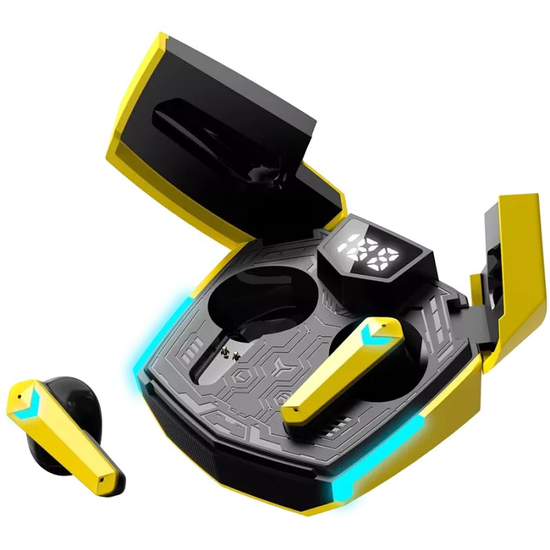 Canyon GTWS-2 Kõrvaklapid Juhtmeta Ear Hook Mängude USB Type-C Laadimisdokk Kollane (CND-GTWS2Y)