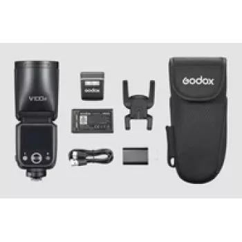 Kompaktvälk Godox V100 Must 1,7s taastumisaeg Akutoitel