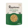 APPLAWS kanafilee spargliga puljongis - märg kassitoit - 70g