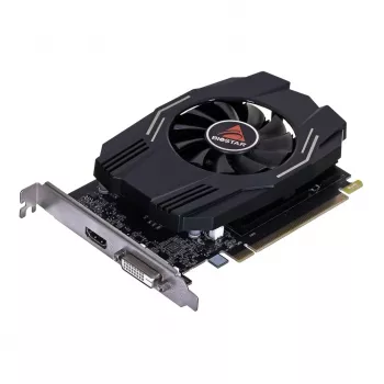 Graafikakaart BIOSTAR GeForce GT 1030 — 4 GB GDDR4, 64-bit, PCIe x16 4.0, aktiivne jahutus, DVI-D + HDMI