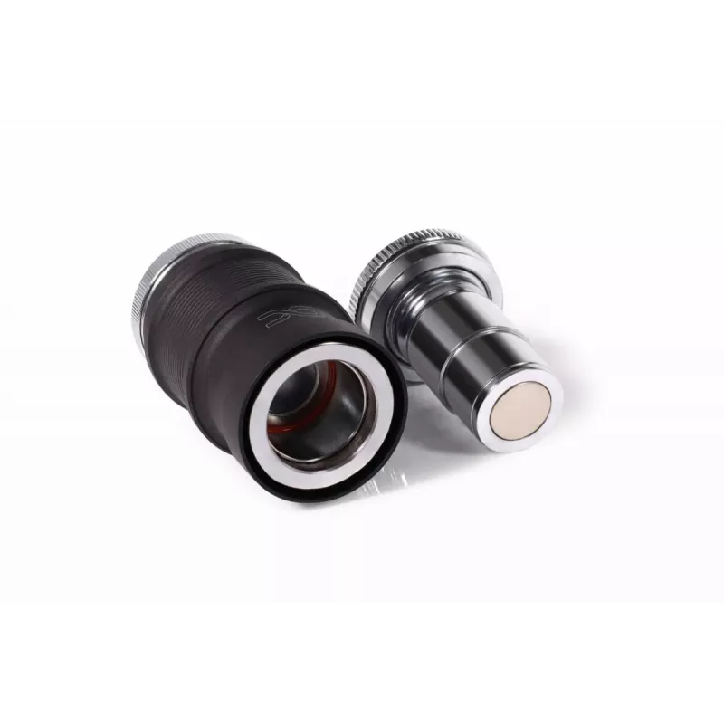 Veebloki adapter Aquatuning GmbH 13876 Messing Nikkel Plast Must Kroom