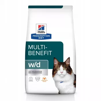 HILL'S PRESCRIPTION DIET Multi-Benefit Feline w/d kuiv kassitoit kana 3 kg