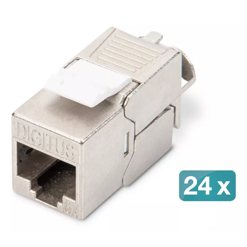 Digitus Modulaarne patch-paneel 24-pordiline DN-91410-24 RJ-45 Cat6a Hall