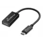 USB USB-C to DisplayPort Audio and Video Converter MediaRange MRCS235, 20 cm kaabel, Must