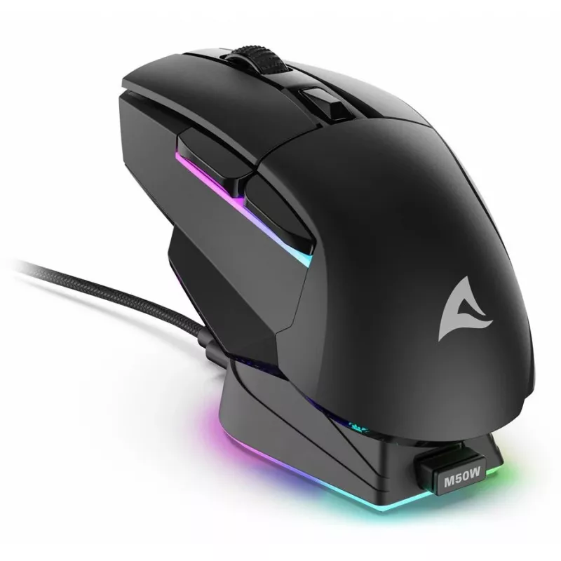Skiller SGM50W Must optiline RGB-mängurihiir