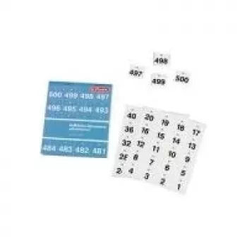 Dekoratiivkleeps Herlitz 791871 paberist must-valge 500 tk