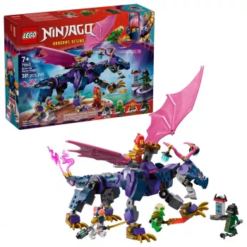 LEGO konstruktsioonimänguasi NINJAGO 71842 Rontu the Master Dragon — 381 tükki, 4 minifiguuri, vitriinimudel 130 mm