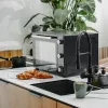 Elektriahi Adler AD 6028 — 60 L, 2000 W, vabalt paigutatav, pöördnupud, rotisserie, max 230°C, must
