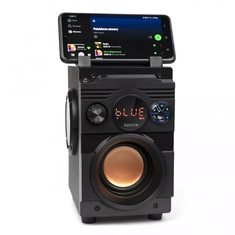 Squeak Bassblaster Bluetooth 5.1 kõlar, FM-raadio, MP3-mängija SQ1001