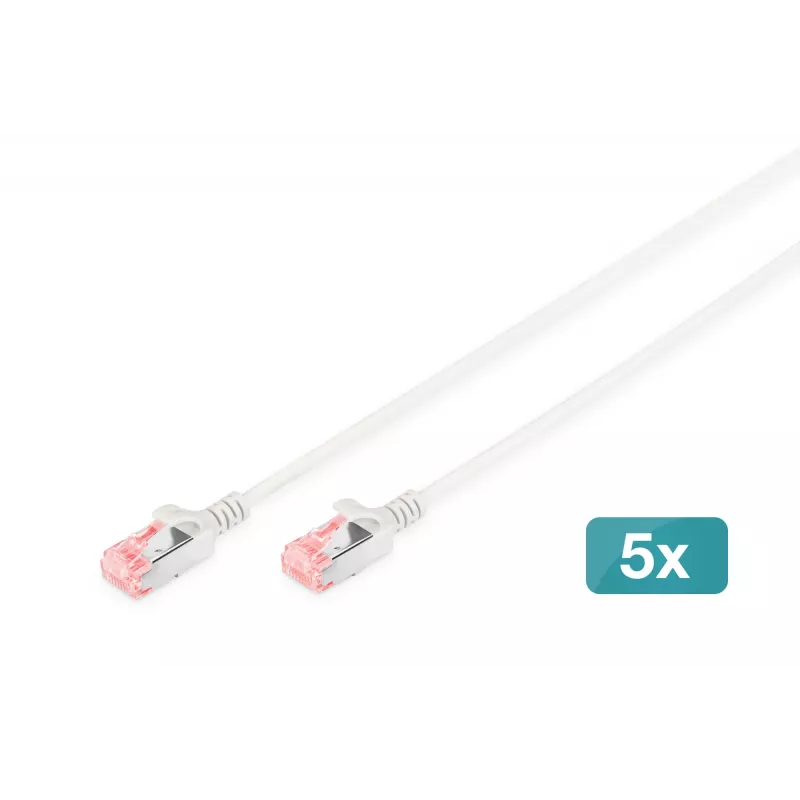 Võrgukaabel Digitus CAT 6 U/FTP õhuke patch-kaabel RJ-45 Cat6 10m hall