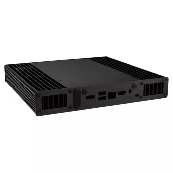 PC-korpus Akasa Plato X7D väikese kujuteguriga must