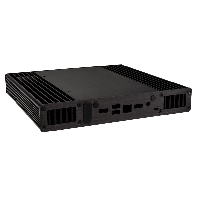 PC-korpus Akasa Plato X7D väikese kujuteguriga must
