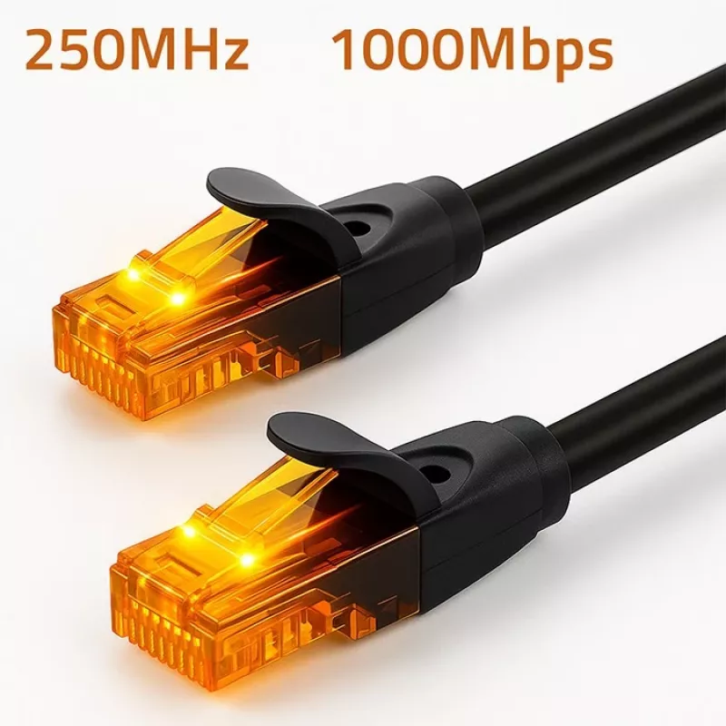 Etherneti ühenduskaabel QOLTEC UTP Cat6 15 m, 2×RJ45, must