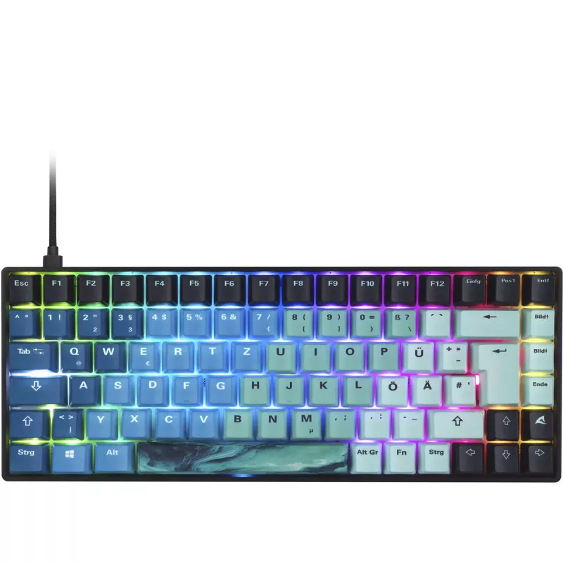 Mehaaniline mänguriklaviatuur Sharkoon SKILLER SGK50 S3 Ultimate Rev2 piparmündisinine QWERTZ-paigutus