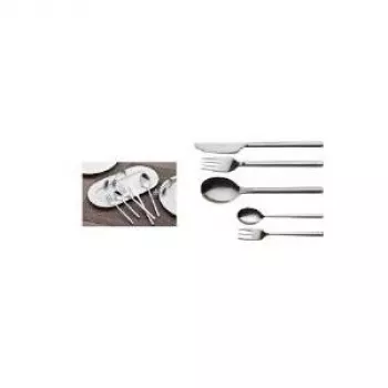 Lauanugade Esmeyer Silke 12-osaline komplekt, roostevaba teras 18/0, nõudepesumasinas pestav, pikkus 142–155 mm