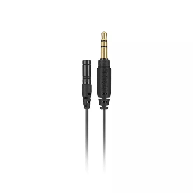RØDE LAVALIER GO - mikrofon Must, Valge klambriga mikrofon